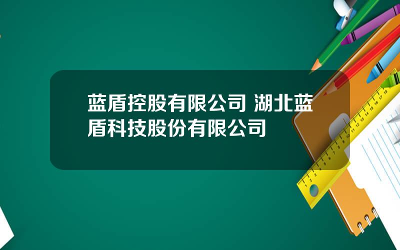 蓝盾控股有限公司 湖北蓝盾科技股份有限公司